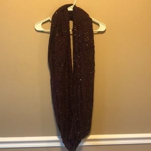 Purple and gold scarf